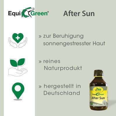 Thumbnail 3: cdVet EquiGreen After Sun 250 ml - Pflegespray für sonnengestresste Pferdehaut