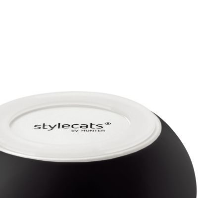 Thumbnail 2: stylecats® Keramik-Katzennapf Ovada Ø 11 cm, schwarz