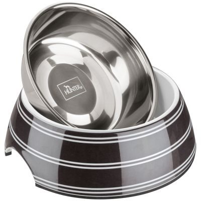 Thumbnail 5: HUNTER Melamin-Napf Silda 700 ml, anthrazit/weiß